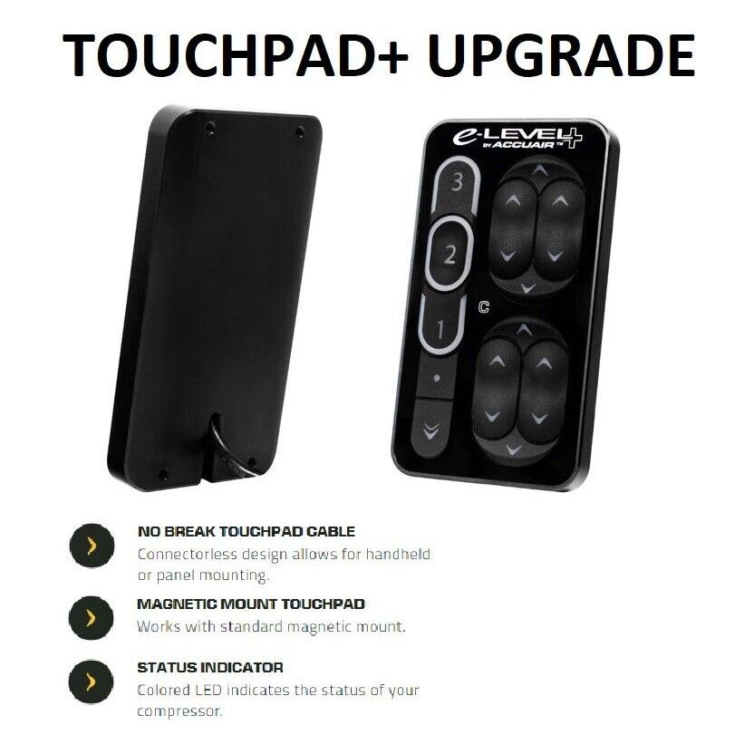 e-Level by Accuair touchpad