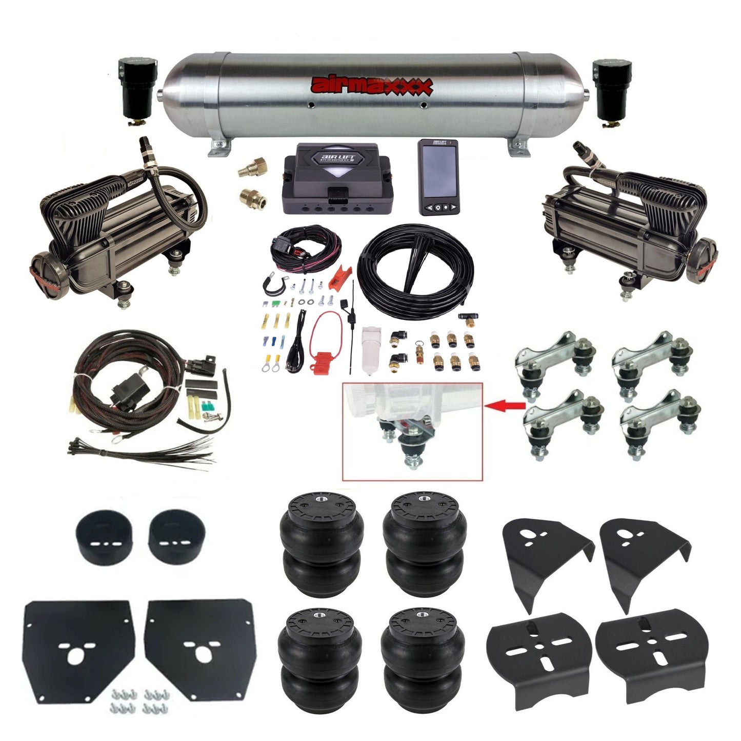 1973–1987 Chevy C10 Air Ride Suspension Kit – Air Lift ALP4 27485 Digital Air Management