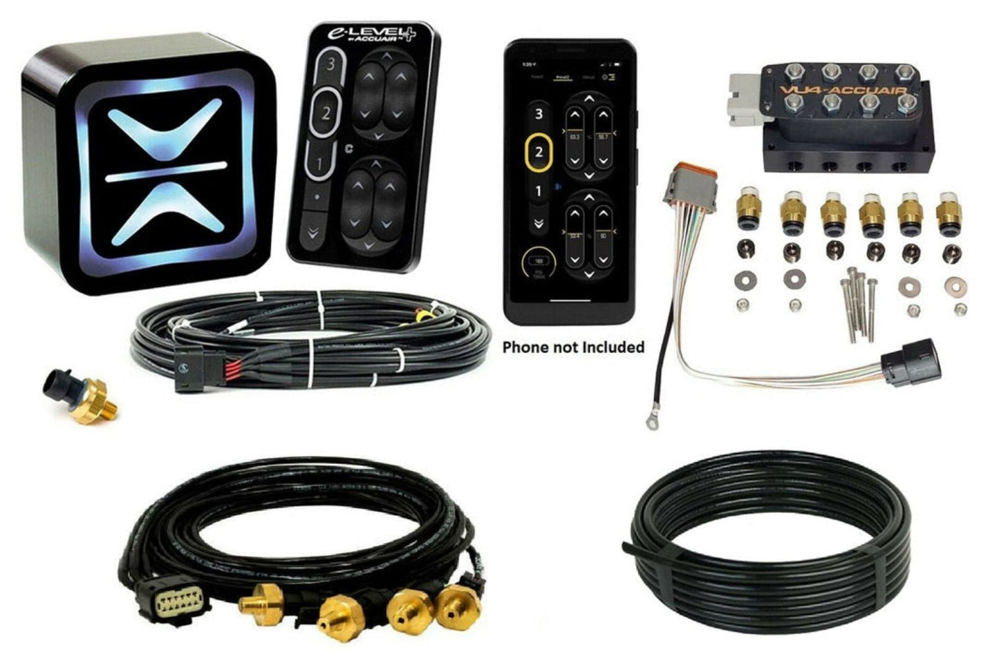 AccuAir e-Level+ and VU4 Air Management Pressure+ Combo Package