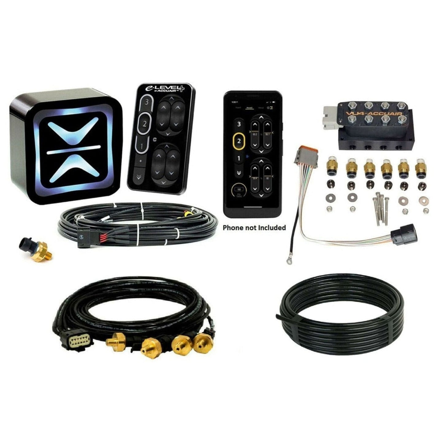 AccuAir e-Level+ and VU4 Air Management Pressure+ Combo Package