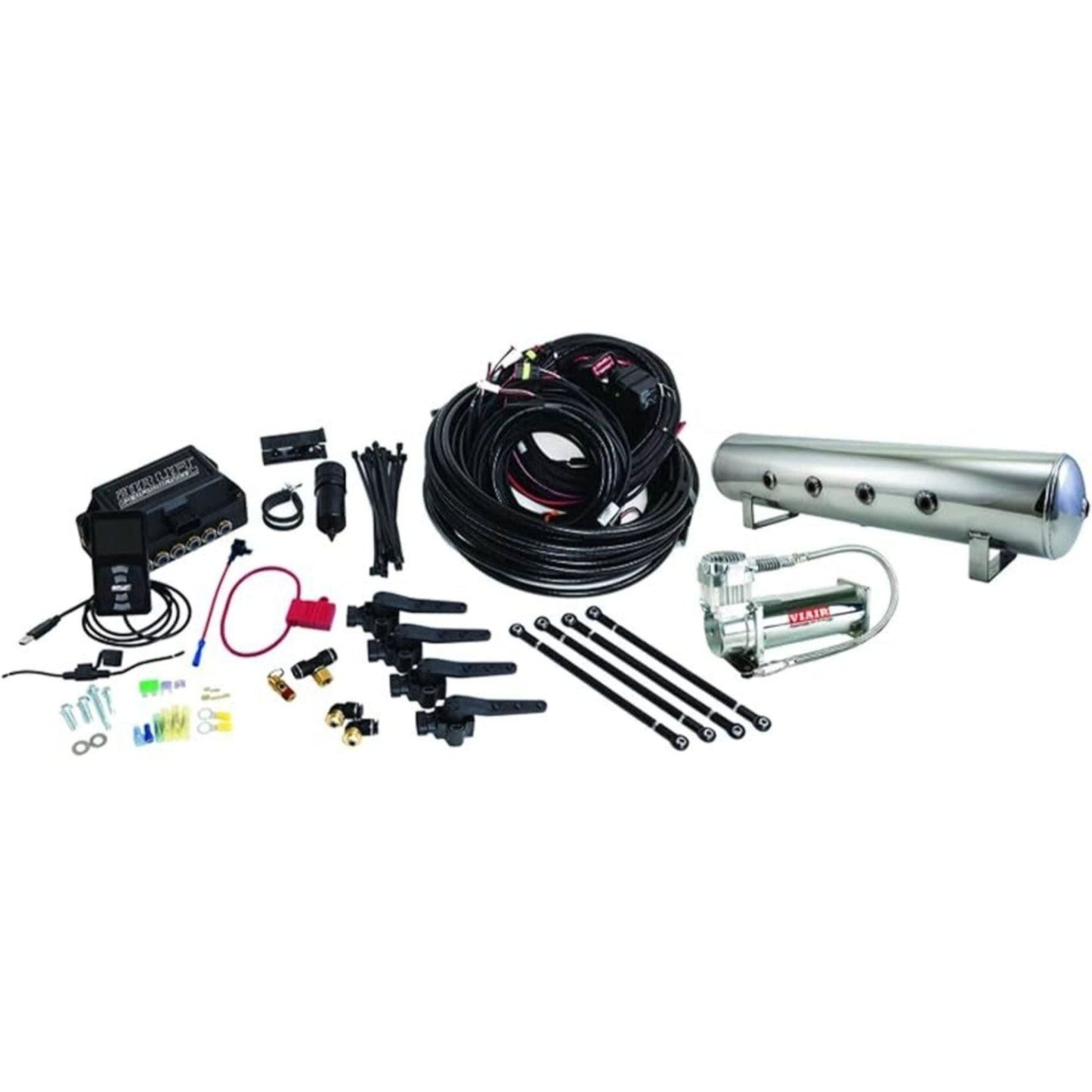 Air Lift 3H 27799 kit with 4 gallon polished aluminum tank 444c Viair compressor