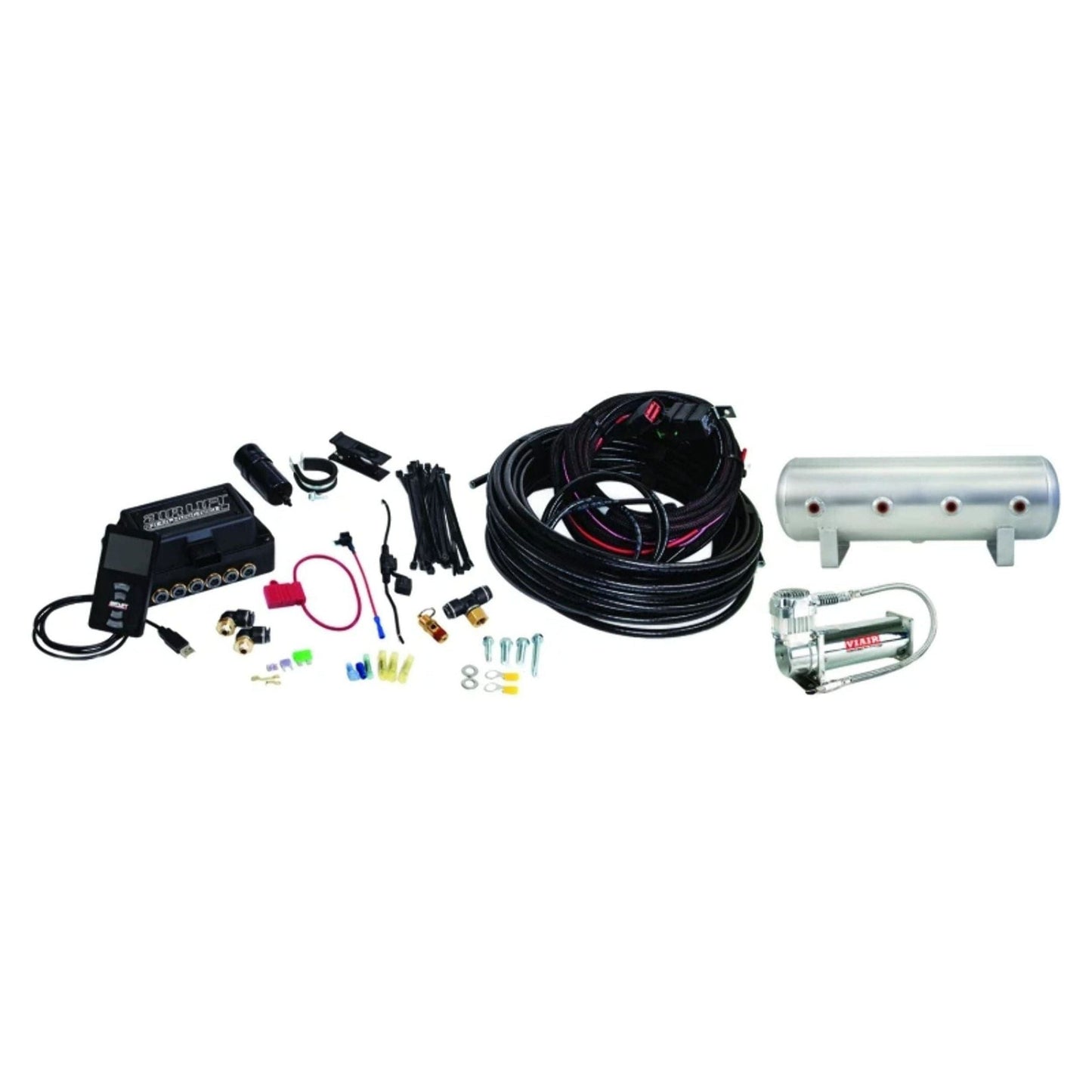 Air Lift 3P 27686 kit with 2.5 gallon raw aluminum tank Viair 444C compressor