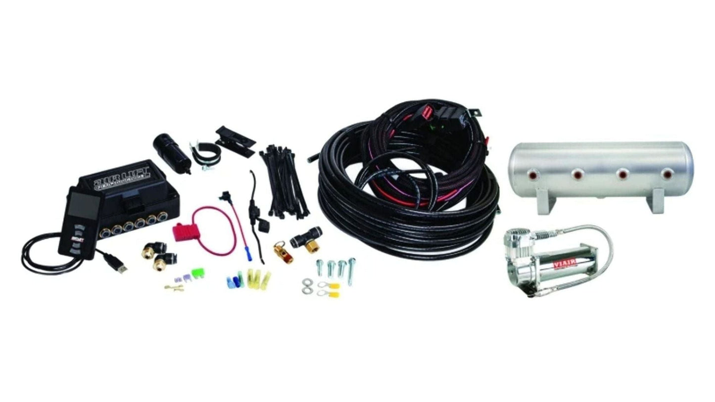 Air Lift 3P 27686 kit with 2.5 gallon raw aluminum tank Viair 444C compressor