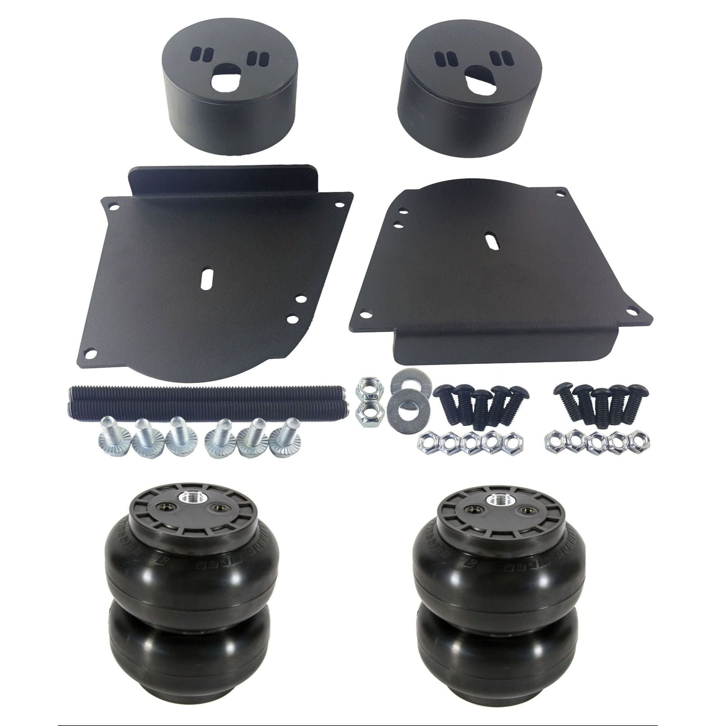 Front airmaxxx Mounting Air Bag Brackets with ss6 bags Fits 1964-72 Chevelle (A-Body)