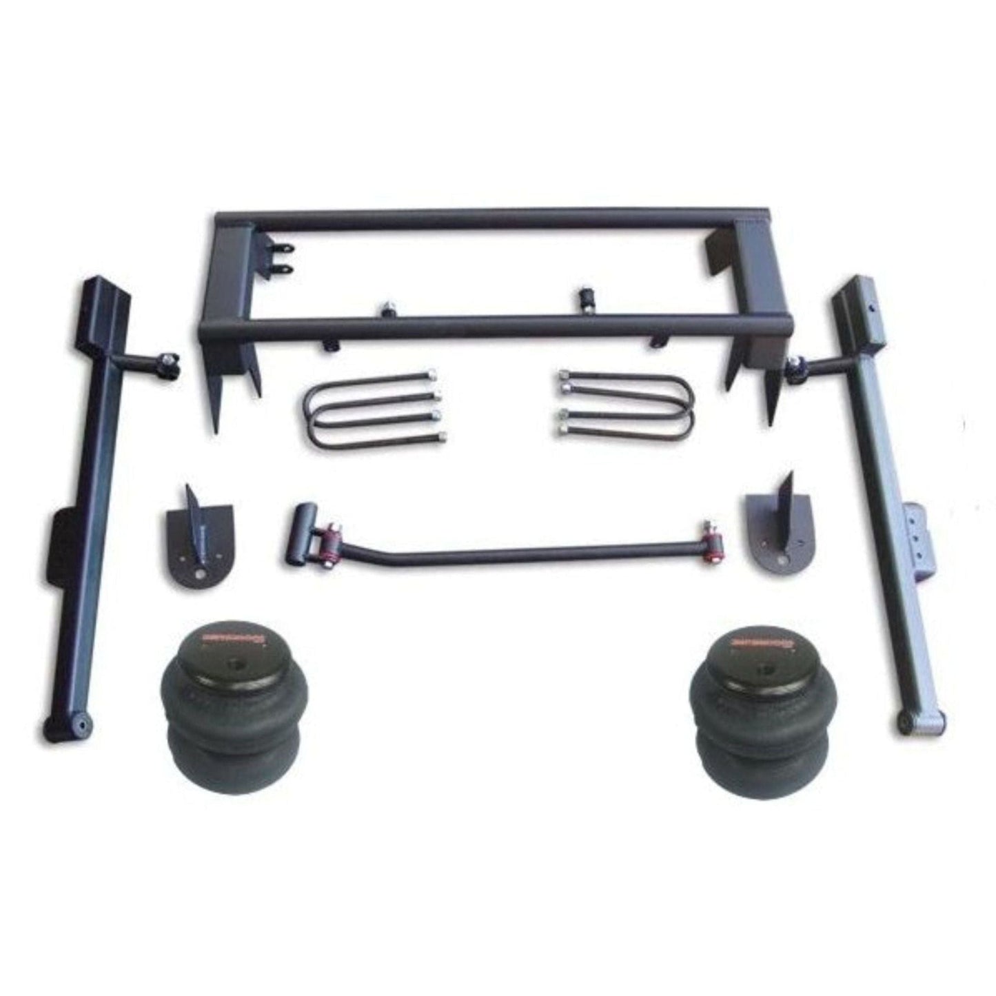Ekstensive Full rear air suspension kit with 2600 bags notch bars panhard & hardware for 1999-2006 silverado