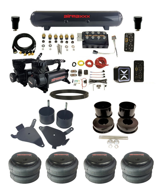 Air Suspension Kit Pressure Presets Accuair E+ Connect & VU4 Black Fits 1978-88 GM G-Body