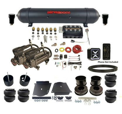 Air Suspension Kit w/Accuair Wireless Only E+ Connect & VU4 Fits 1964-72 GM A-Body