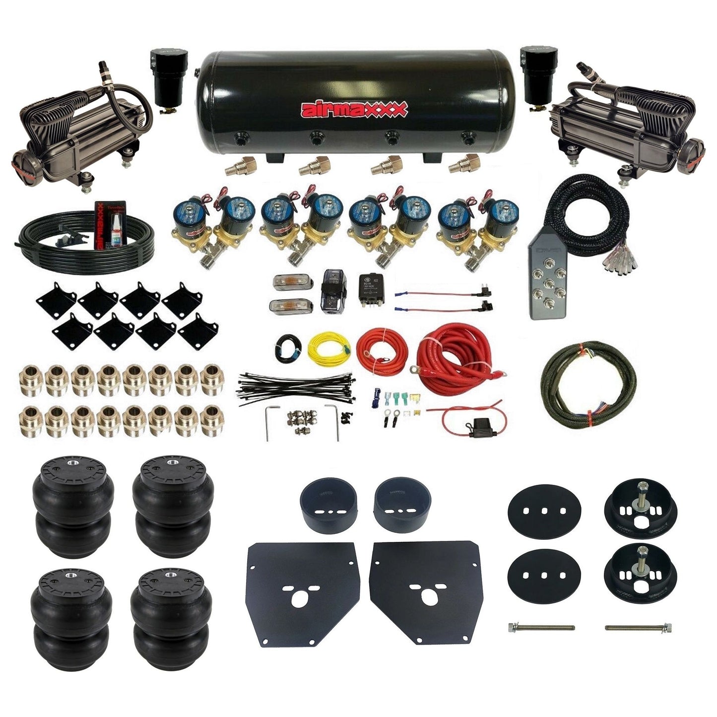 1/2" Fast Bag Suspension Kit Fits 1963-72 C10 2wd