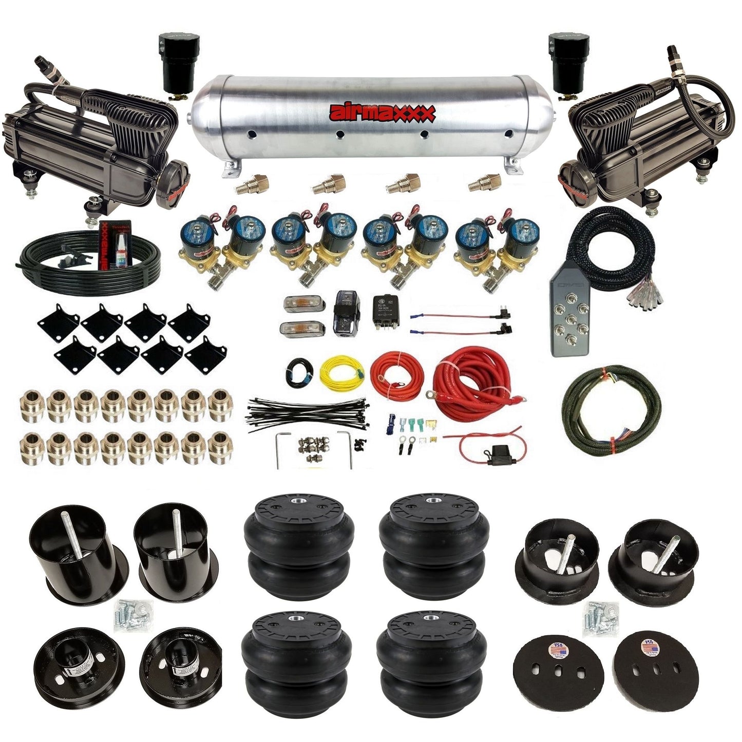 1/2" Fast Bag Air Suspension Kit Fits 1963-64 Cadillac