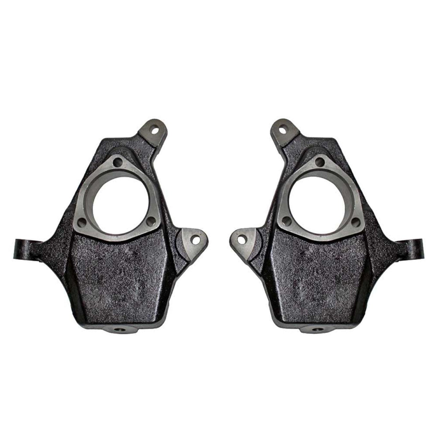 close-up of MaxTrac 100920 spindles designed for Silverado and Sierra 2WD