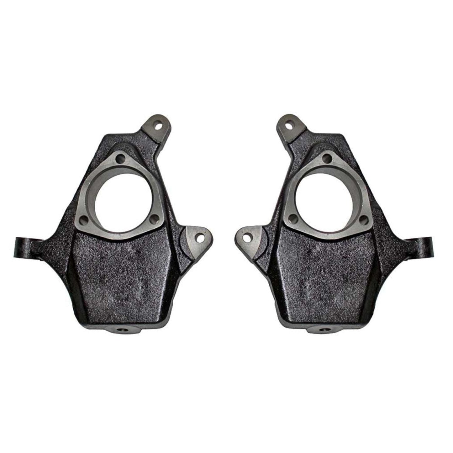 close-up of MaxTrac 100920 spindles designed for Silverado and Sierra 2WD