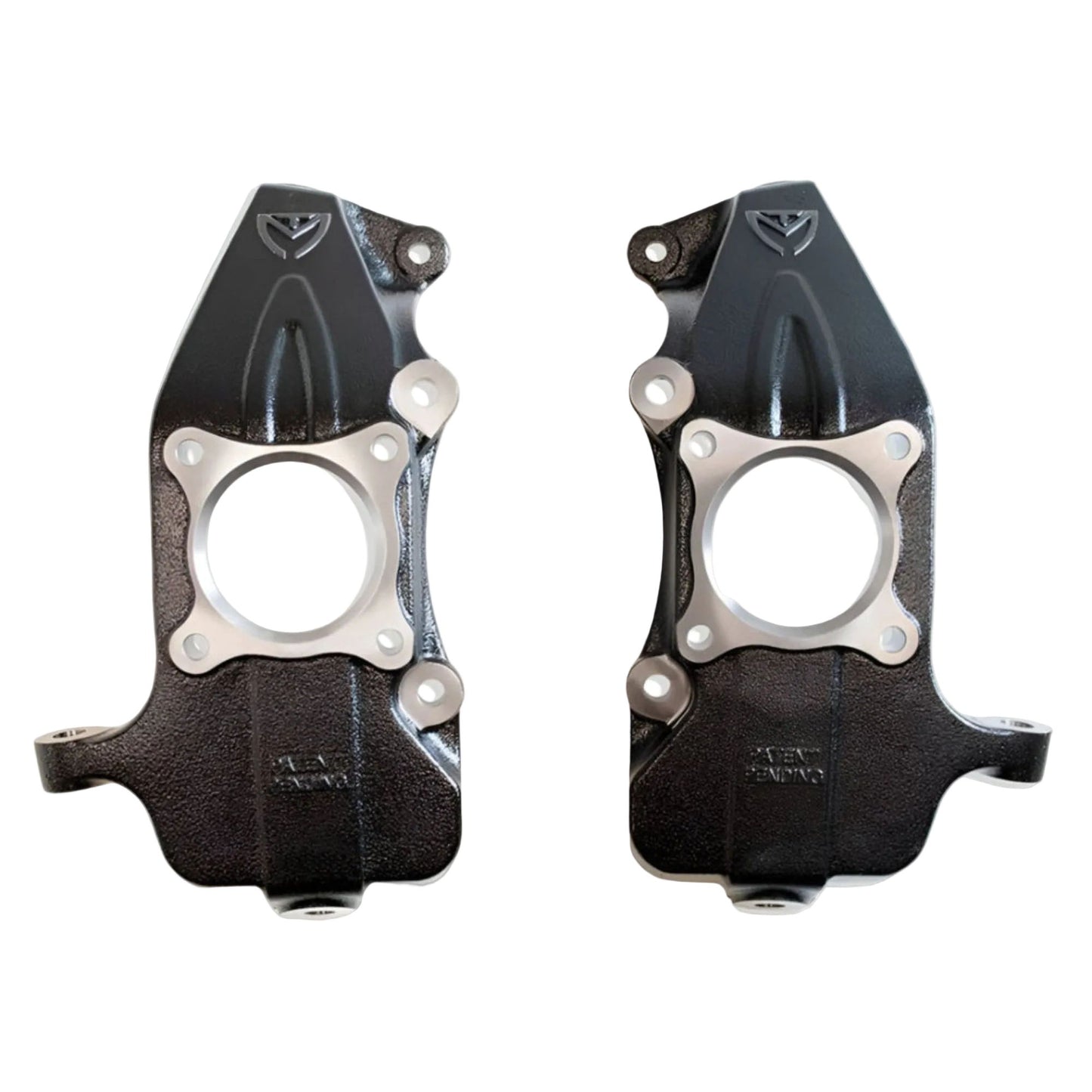 Ford F-150 front drop spindles | MaxTrac 104120 lowering spindle pair | F150 2 inch front lowering spindles