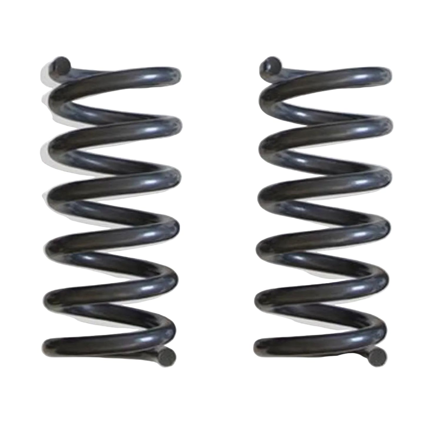 Grey powder-coated MaxTrac lowering springs for GMC S15 Sonoma and Chevy S10 pair
