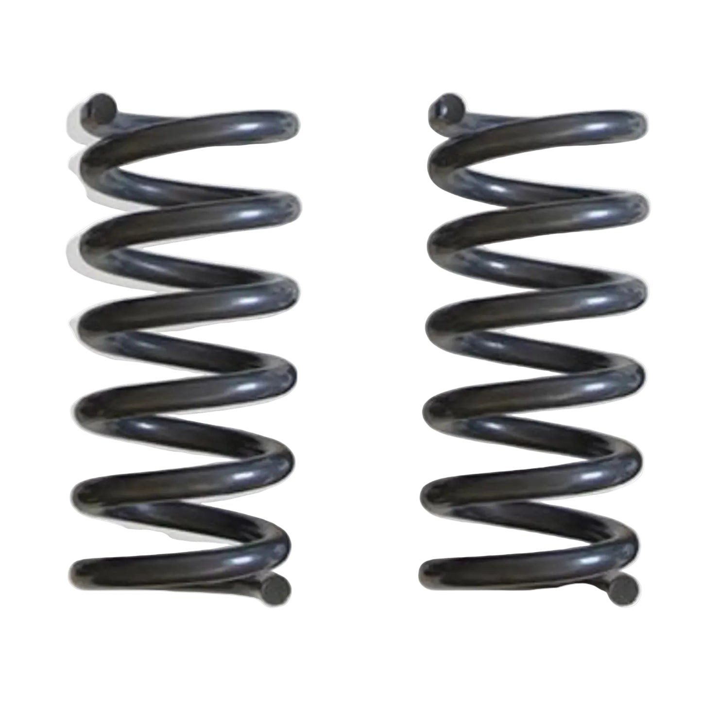 Grey powder-coated MaxTrac lowering springs for GMC S15 Sonoma and Chevy S10 pair