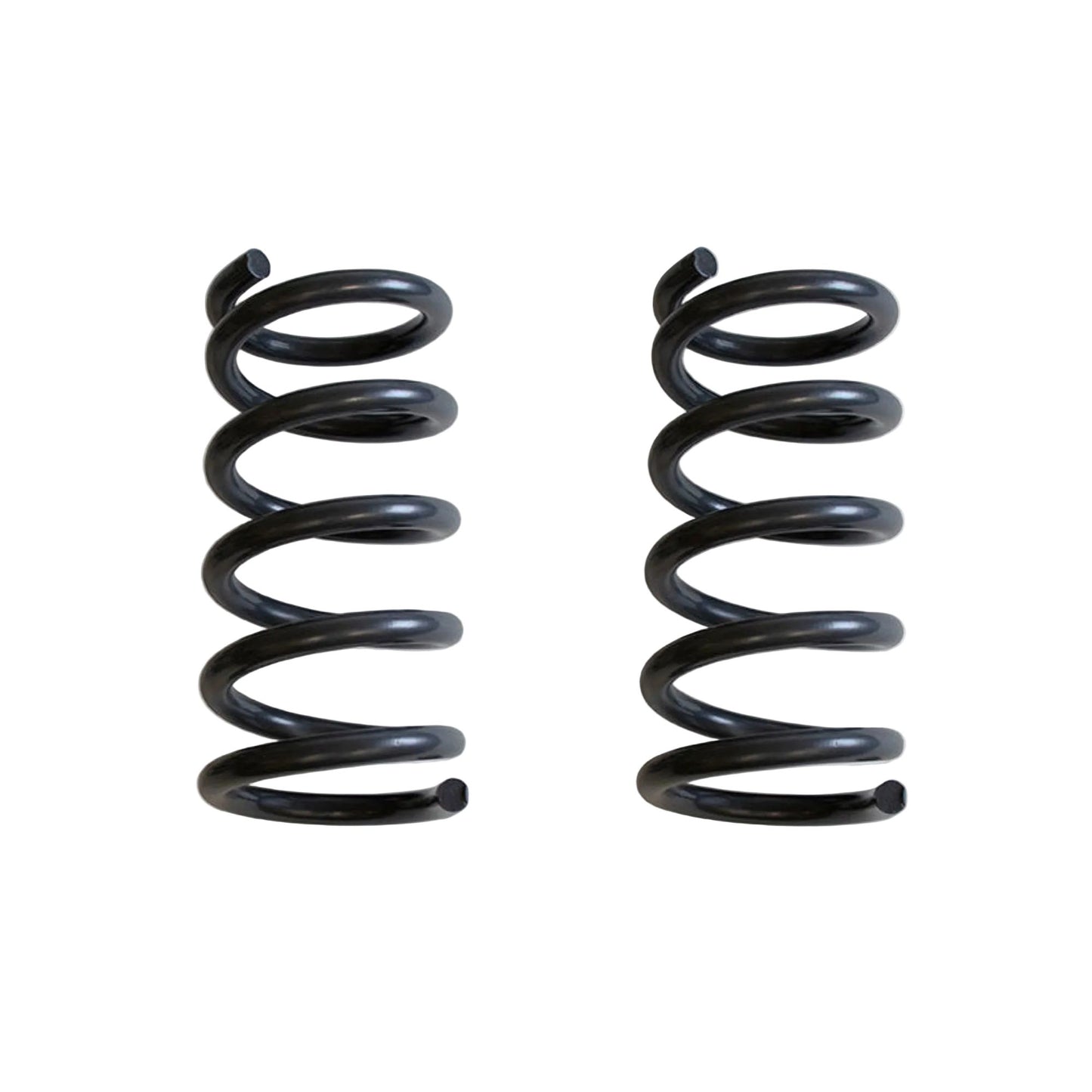 Hot wound steel lowering springs