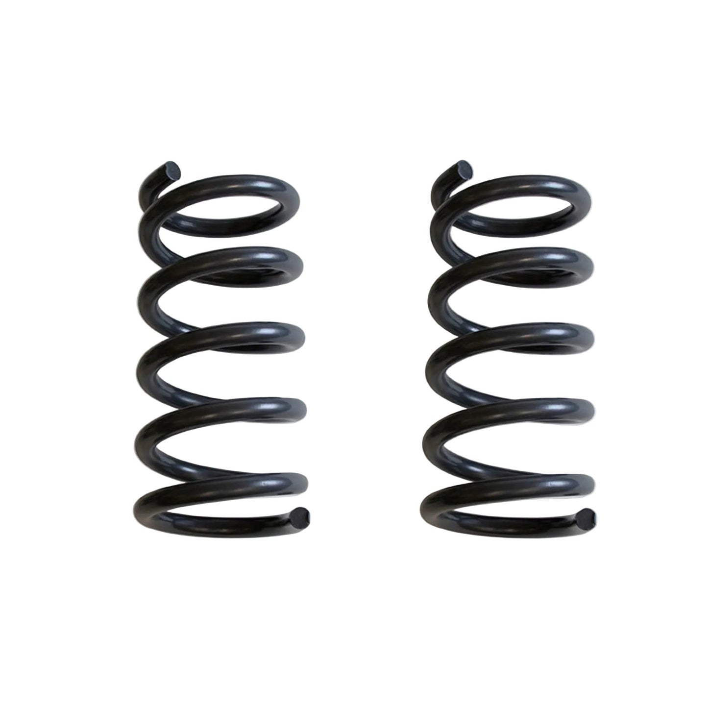 Hot wound steel lowering springs