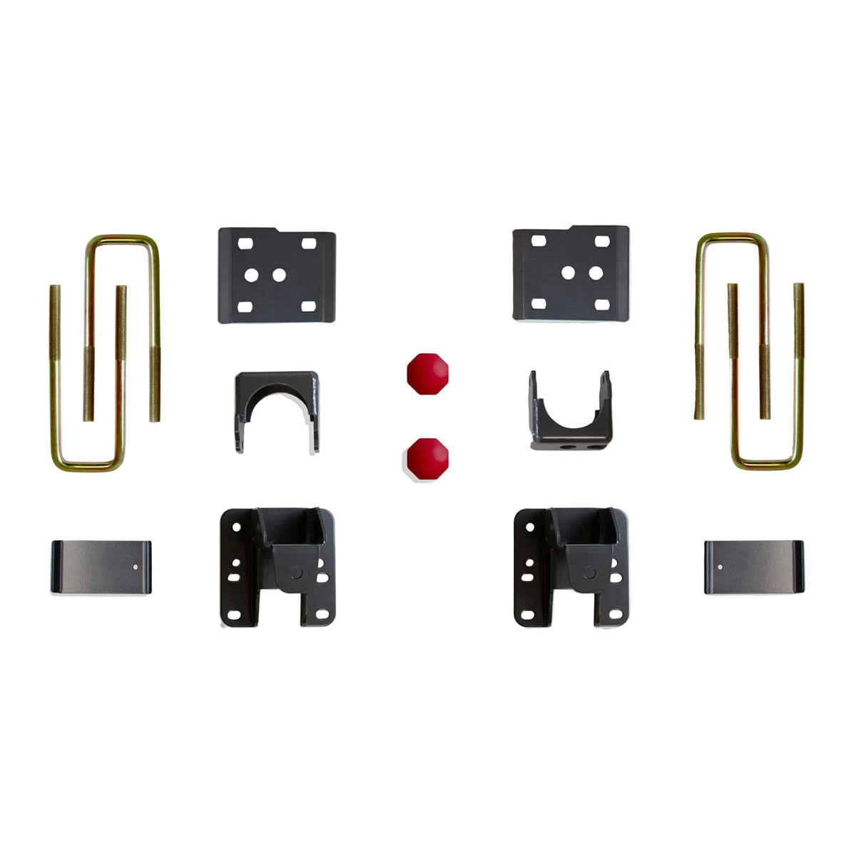 2004-2026 Ford F-150 axle lowering kit | MaxTrac F-150 6 inch rear drop suspension | F-150 flip kit with axle relocators bump stops and spring plates | MaxTrac 303160 lowered 2WD F-150 suspension