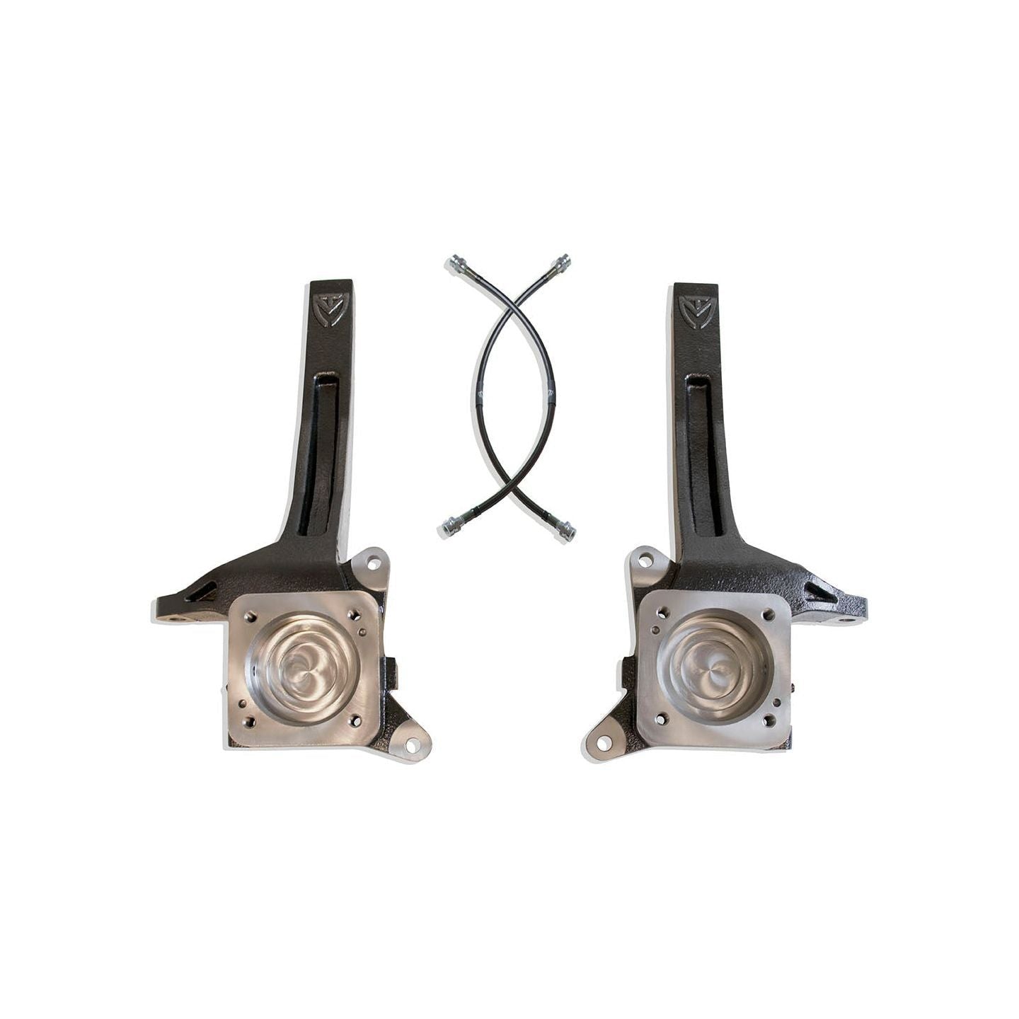 MaxTrac 706735 3.5 inch lift spindles with brake lines for Toyota Tundra 2WD 2007–2021