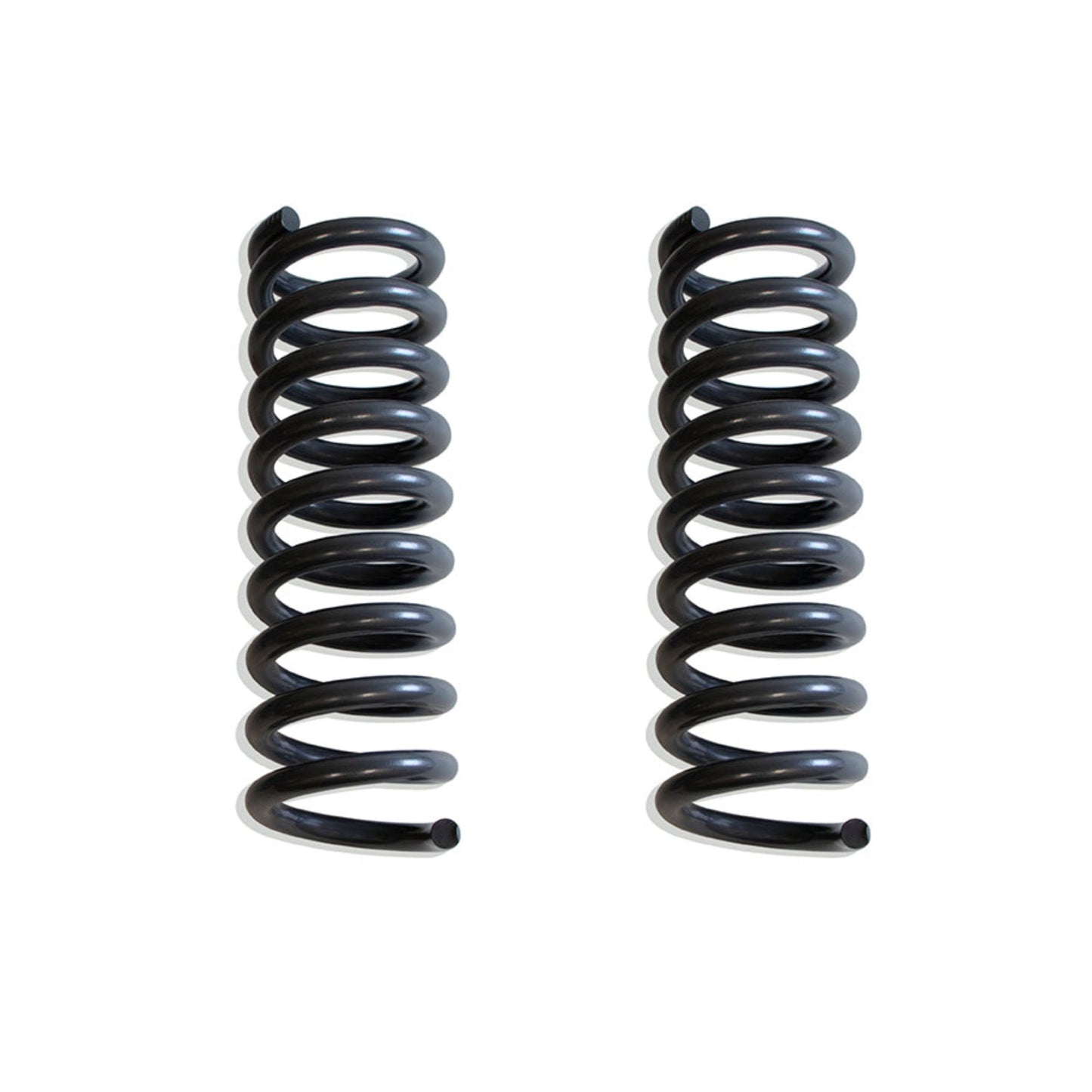 Ram 3500 diesel front lift coil springs | MaxTrac hot wound steel lift coils for Ram 4WD | 2014-2026 Ram diesel suspension lift springs | Grey powder coated Ram lift coil springs