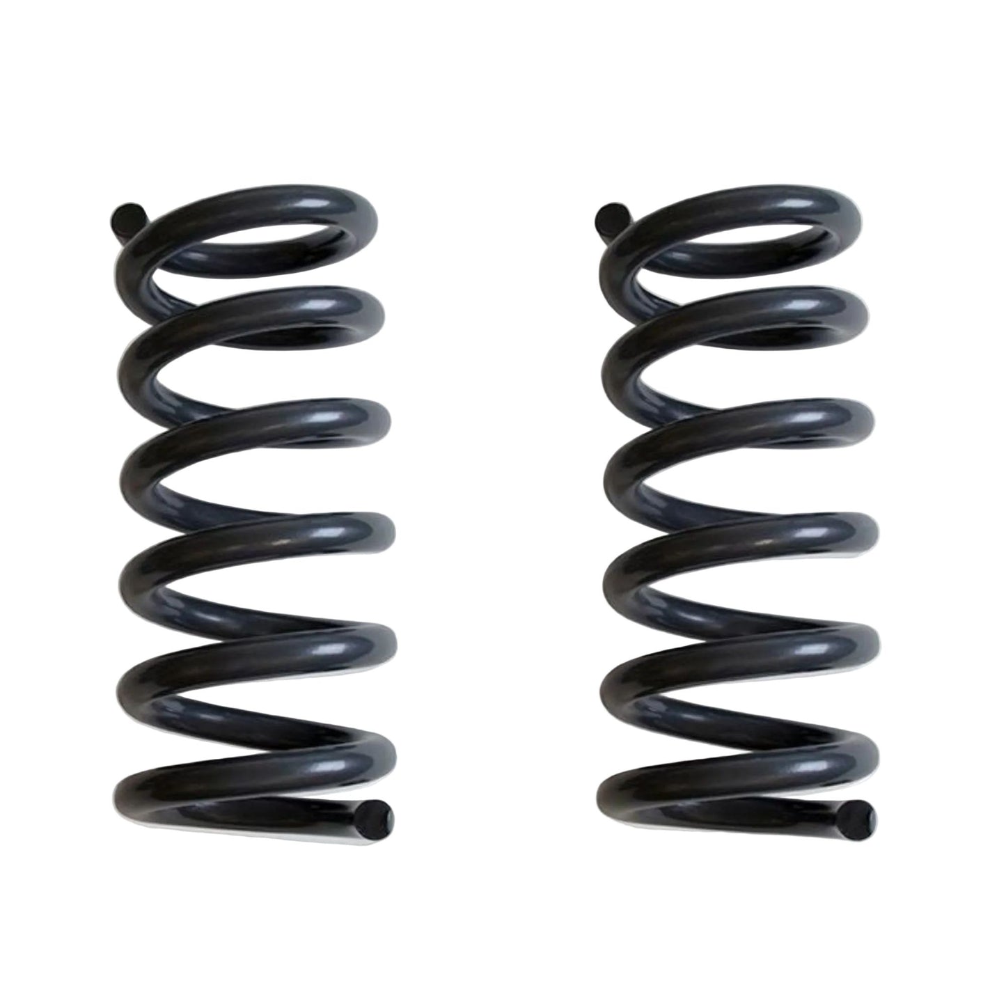 Hot wound steel lift springs MaxTrac 753020-4 2-inch front lift coil springs for 1998–2009 Ford Ranger 2WD 4-cylinder, grey powder-coated steel construction.