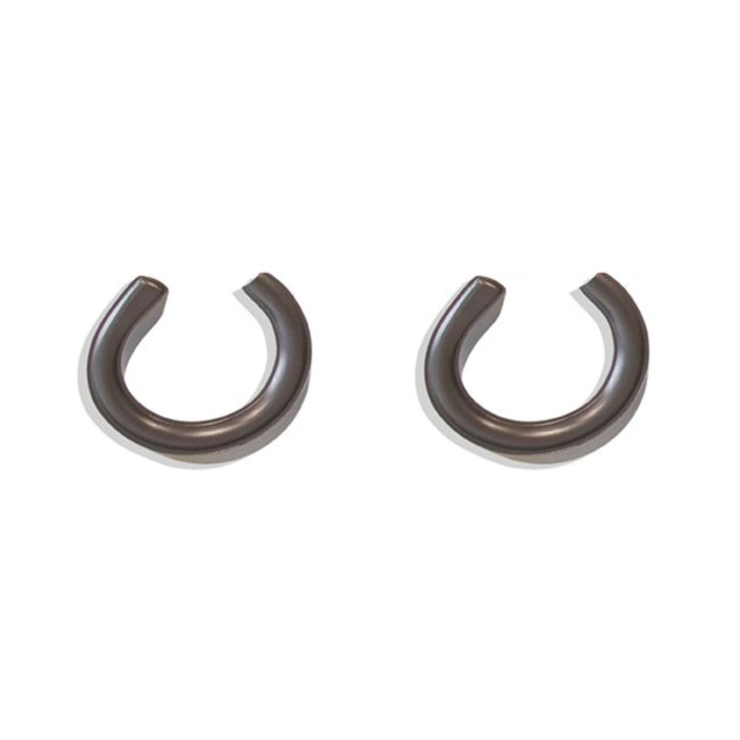 MaxTrac 823020 2-inch forged aluminum front coil spacers for 1998–2009 Ford Ranger 2WD with grey anodized finish.