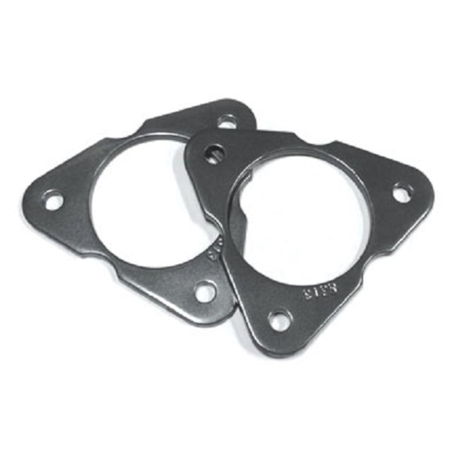 Silverado Sierra lift spacer plates | GM SUV front leveling spacers | MaxTrac steel strut spacer plates grey powder coat | Front lift spacers for Silverado Tahoe Yukon