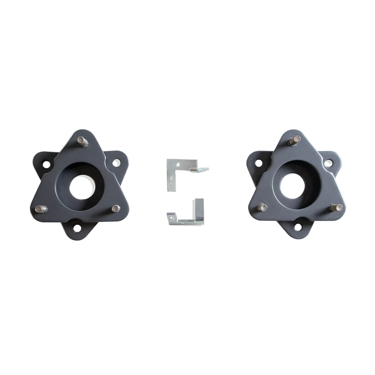 2019-2026 GM 1500 MagneRide front leveling kit | MaxTrac 2 inch steel spacers with front sensor provisions | Silverado Sierra Adaptive Ride spacer set for 33 inch tires | MaxTrac 831920MR non Air Ride front suspension lift