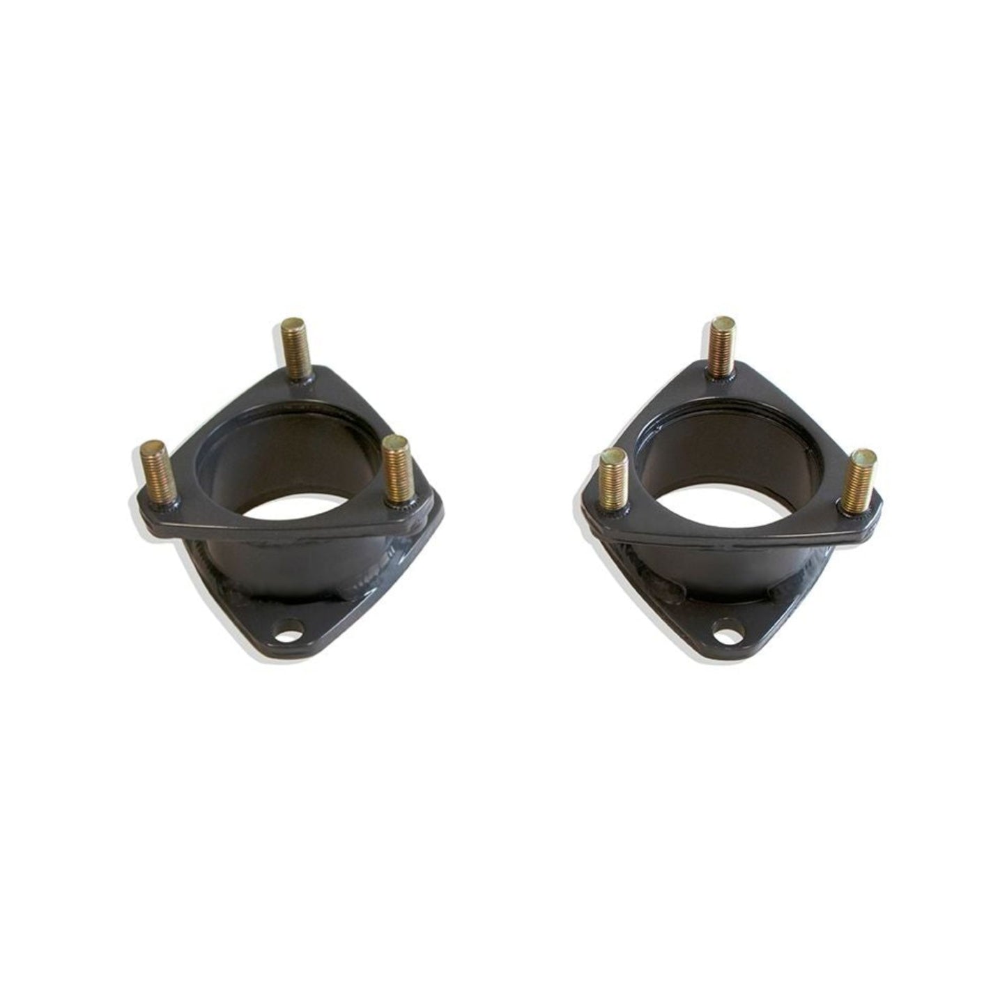 MaxTrac 833825 2.5-inch grey powder-coated steel front strut spacers for 2019–2023 Ford Ranger 2WD leveling kit.