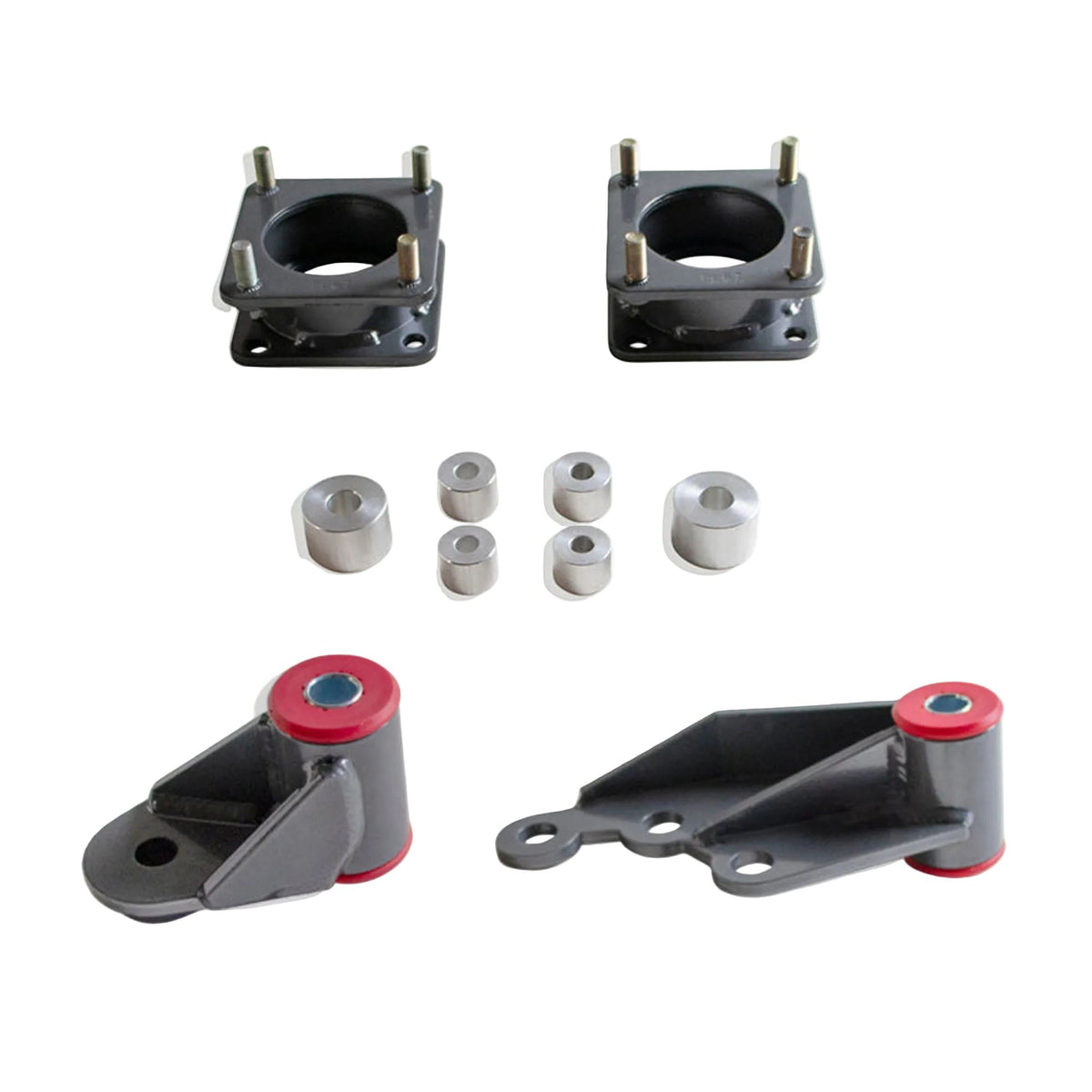 2022-2026 Tundra 4WD front leveling kit | MaxTrac Tundra 4WD differential drop lift spacers | Toyota Tundra 3 inch front lift for up to 34 inch tires | MaxTrac 836030-4 USA made steel strut spacer kit