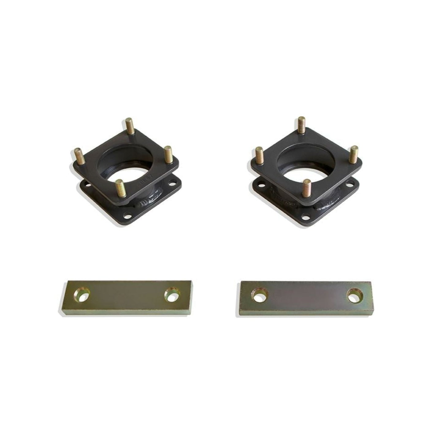 MaxTrac 836725 2.5-inch grey powder-coated steel front strut spacers for 2007–2021 Toyota Tundra 2WD leveling kit.