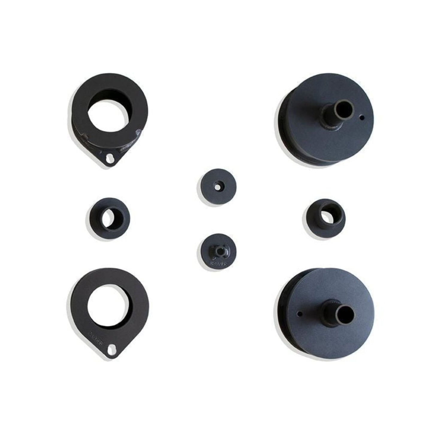 MaxTrac 839720 2.5-inch front & 2-inch rear steel lift spacer kit for 2007–2025 Jeep Wrangler JK/JL & 4XE Hybrid.