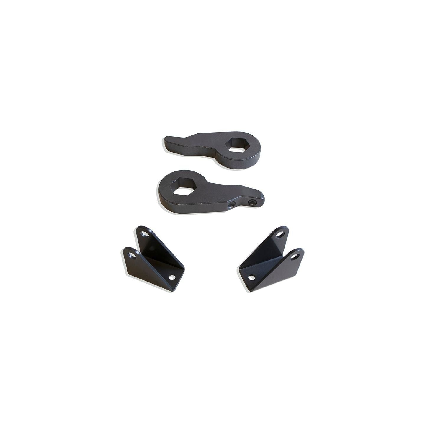 MaxTrac 880713 forged steel torsion key lift kit with shock extenders – 1–3 inch adjustable front lift – fits 2001–2010 Chevy Silverado & GMC Sierra HD (8-lug).