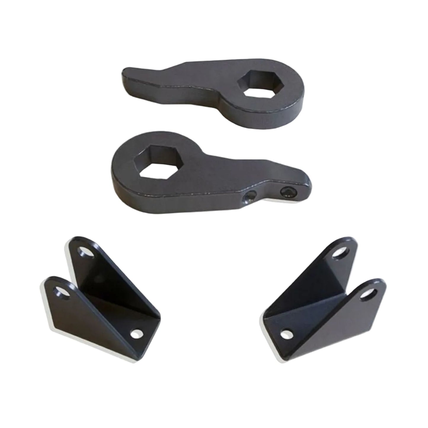Adjustable 1-3 inch front leveling kit | Forged steel torsion keys | H2 suspension lift | MaxTrac Hummer leveling kit