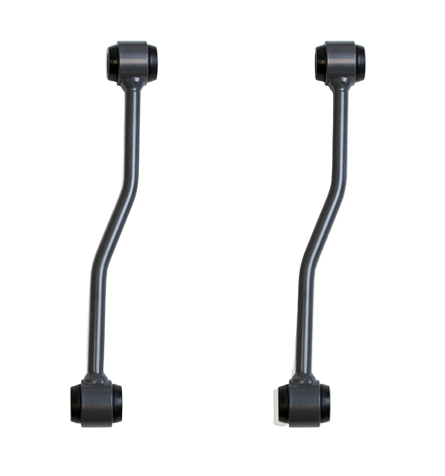 Steel grey powder coated pair