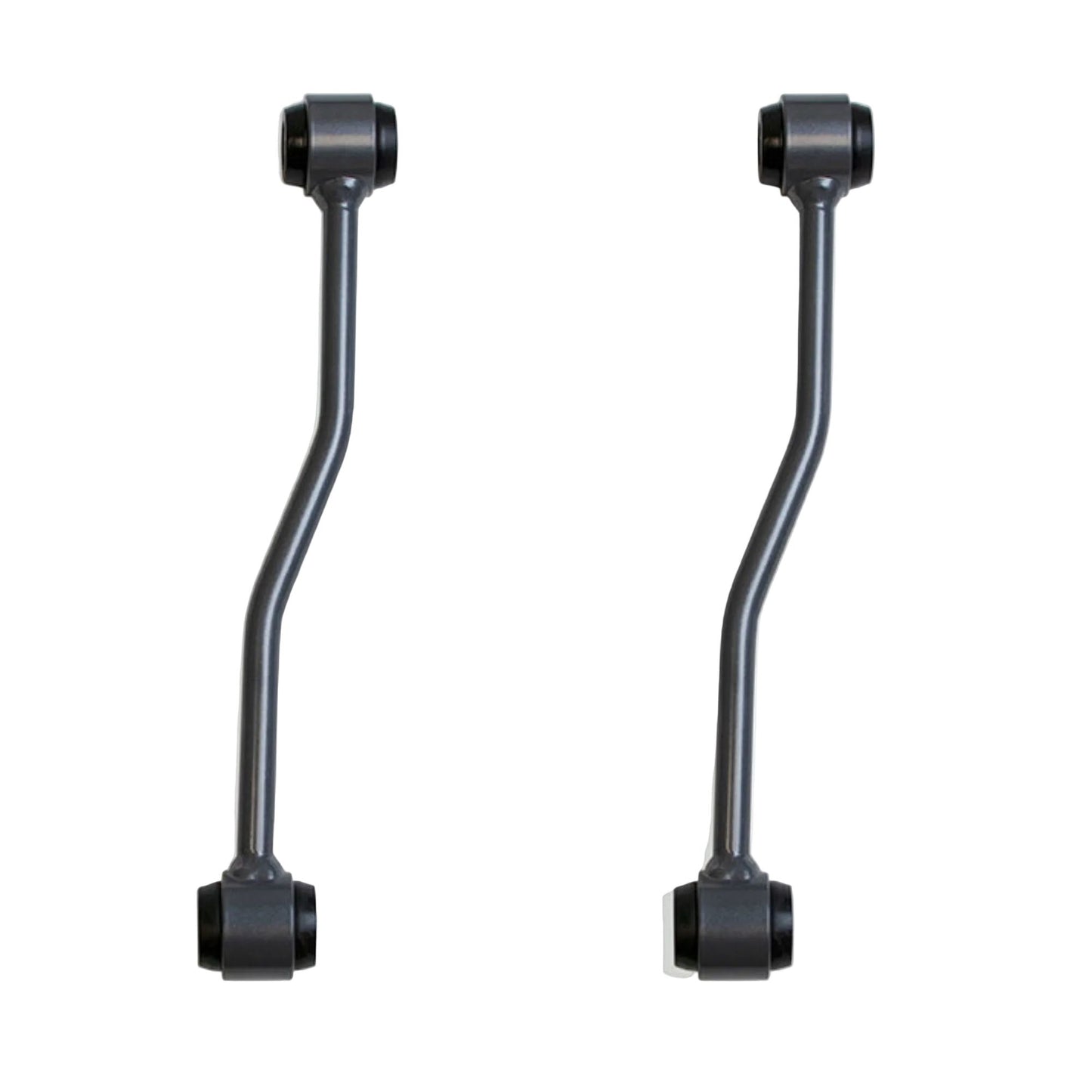 Steel grey powder coated pair