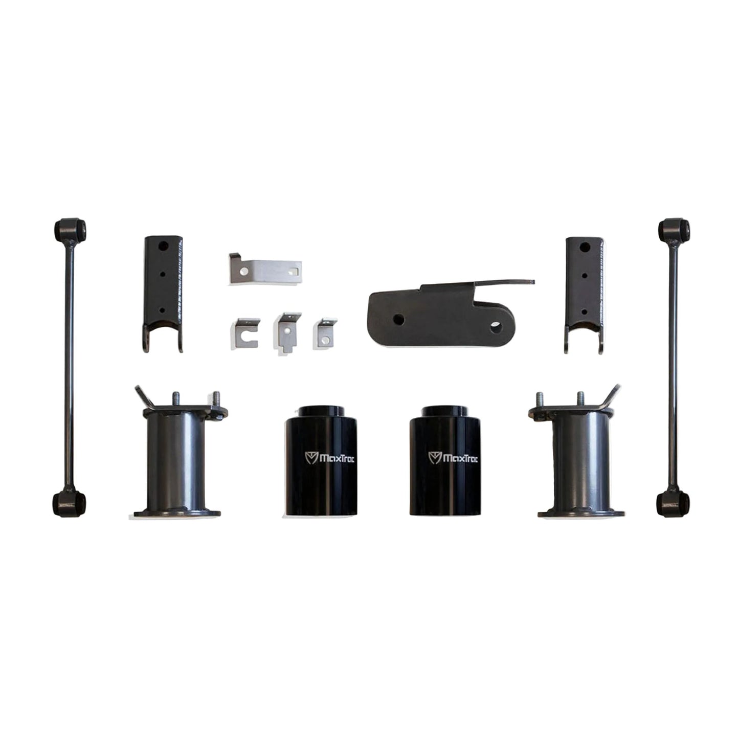 2007-2020 Tahoe Suburban rear coil spacers | Yukon Yukon XL track bar bracket and sway bar end links | MaxTrac rear shock extenders for 7 to 7.5 inch lift | GM SUV 2WD 4WD rear suspension lift components
