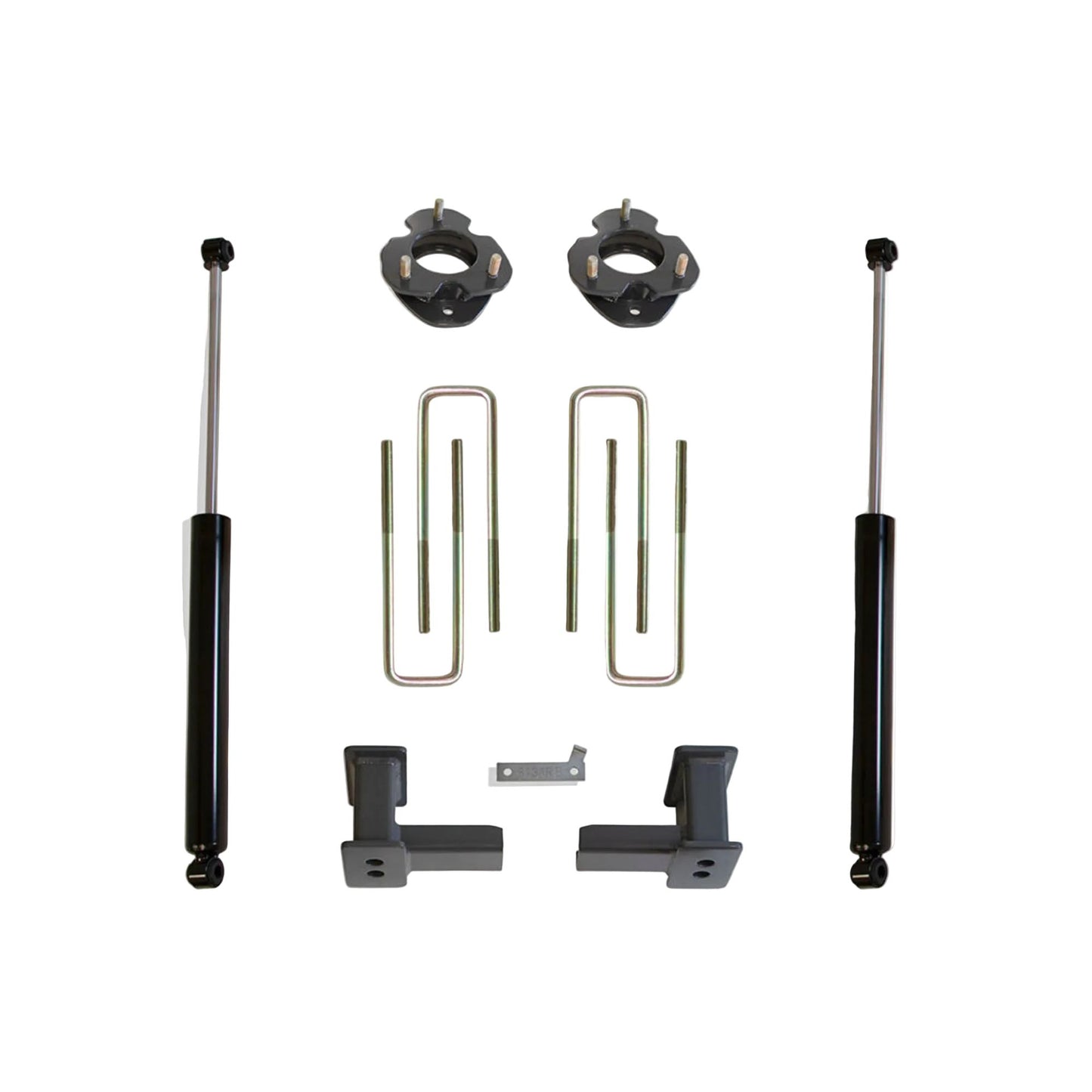 5 inch rear lift blocks and MaxTrac rear shocks | Completes 7 inch lift