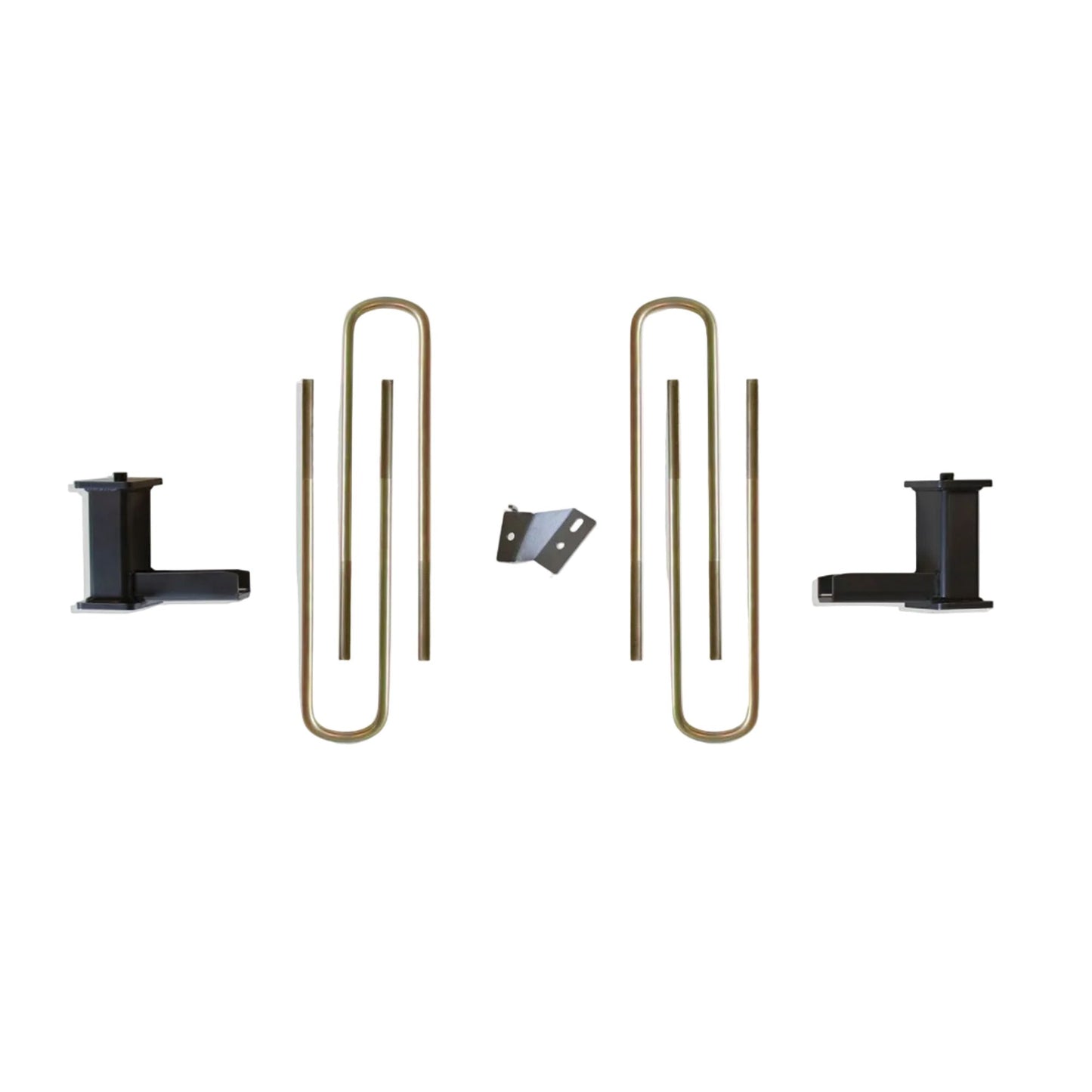 8 inch steel lift blocks with heavy duty U-bolts | Super Duty rear suspension lift