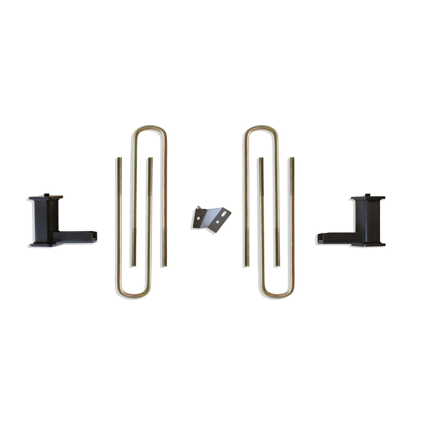 8 inch steel lift blocks with heavy duty U-bolts | Super Duty rear suspension lift
