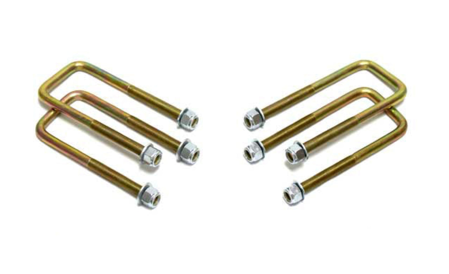 Gold zinc plated steel suspension hardware