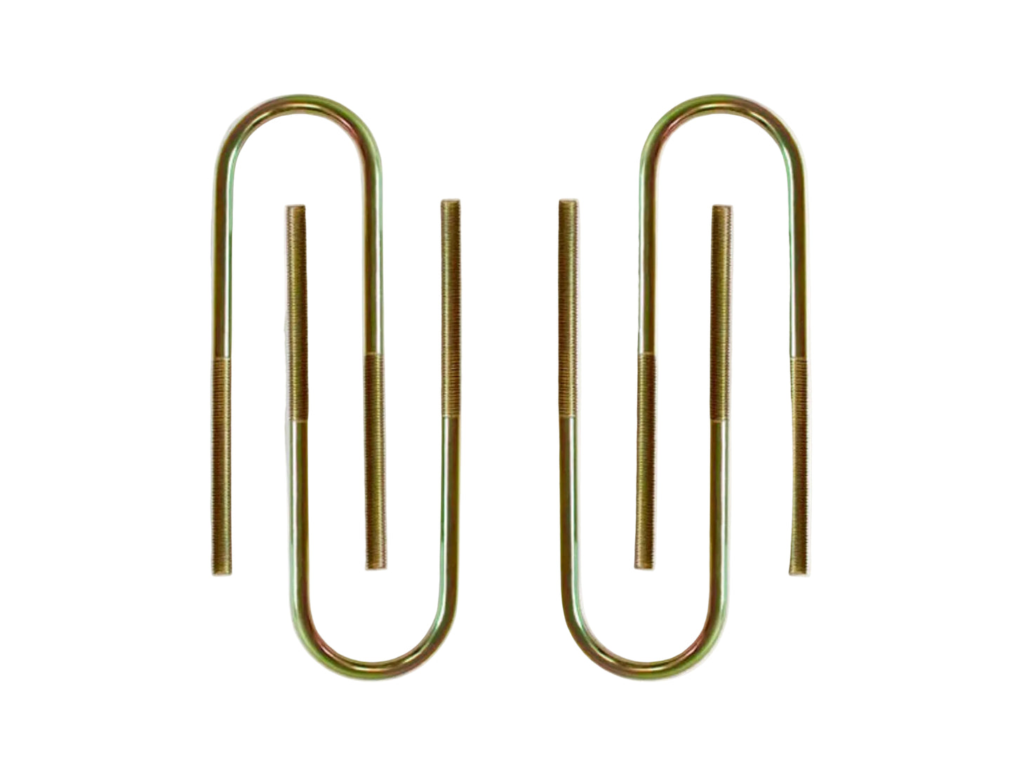 10.75 x 3 x 1/2 inch gold zinc plated steel U-bolts max trac