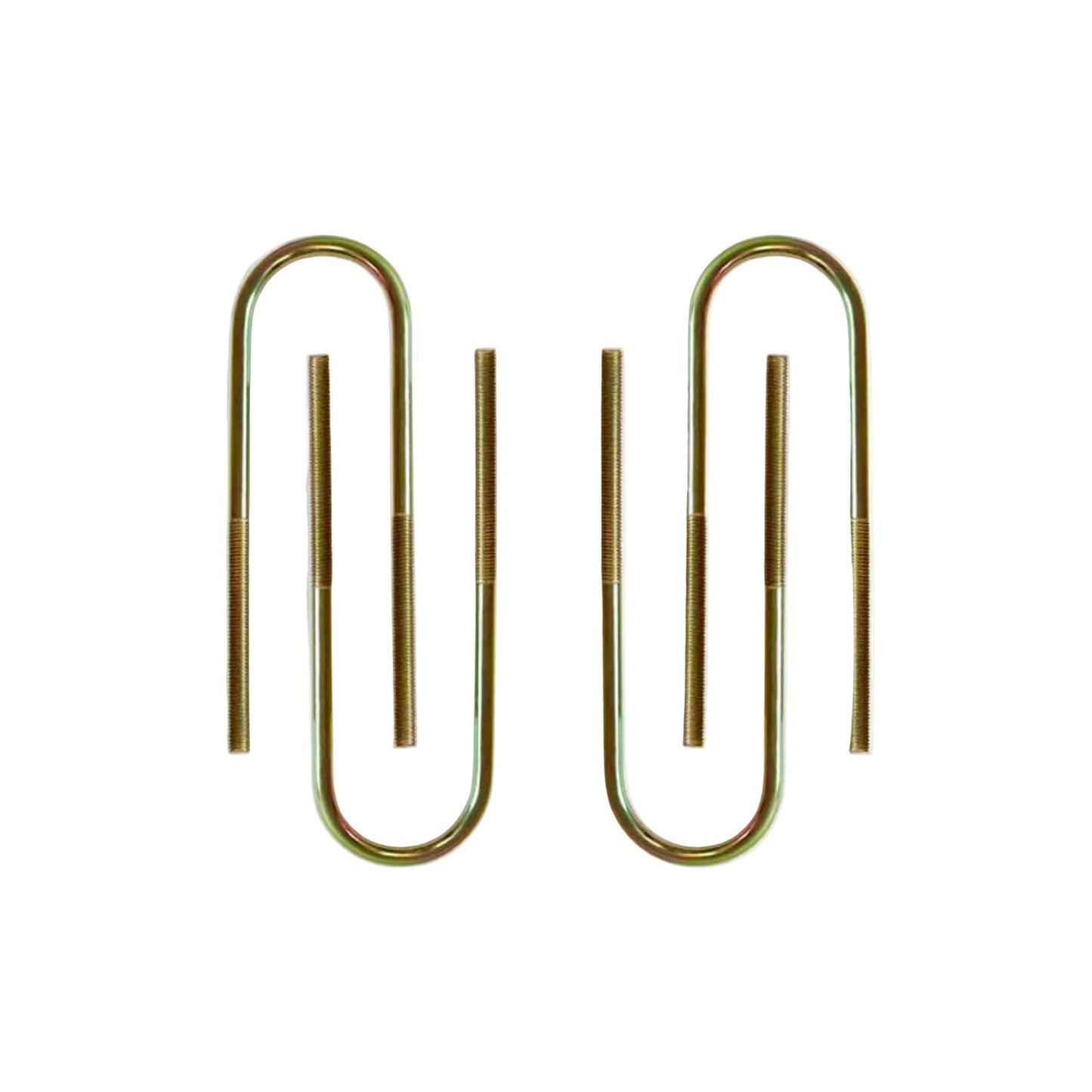 10.75 x 3 x 1/2 inch gold zinc plated steel U-bolts max trac