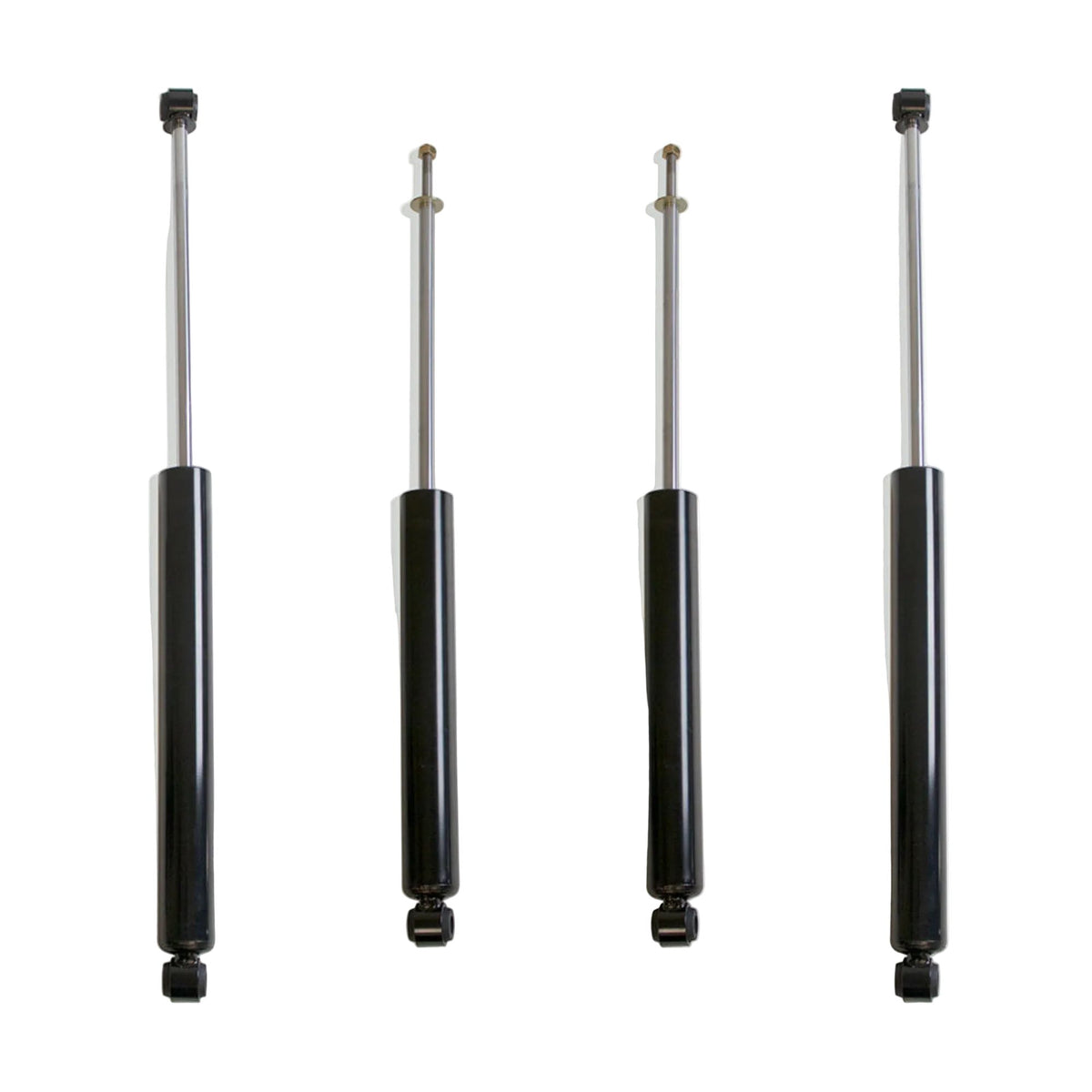 2017-2026 Ford Super Duty 2.5 inch lift shock set | MaxTrac 2400SL-8 front and 3200LL-4 rear shocks | F-250 F-350 4WD gas diesel leveling shocks | MaxTrac four shock set for 2.5 inch lifted Super Duty