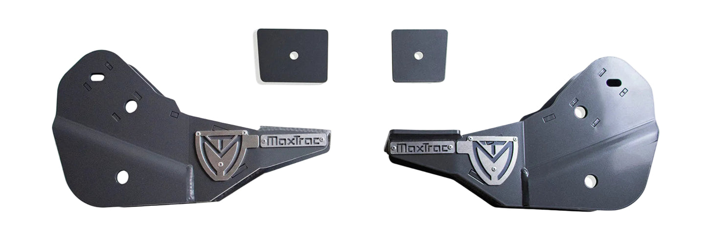 2023-2026 Ford Super Duty 4WD 2.5 inch lift brackets | MaxTrac radius arm relocation brackets and hardware | F-250 F-350 2.5 inch coil spring lift components | MaxTrac 944300-7 Box 2 Super Duty suspension kit