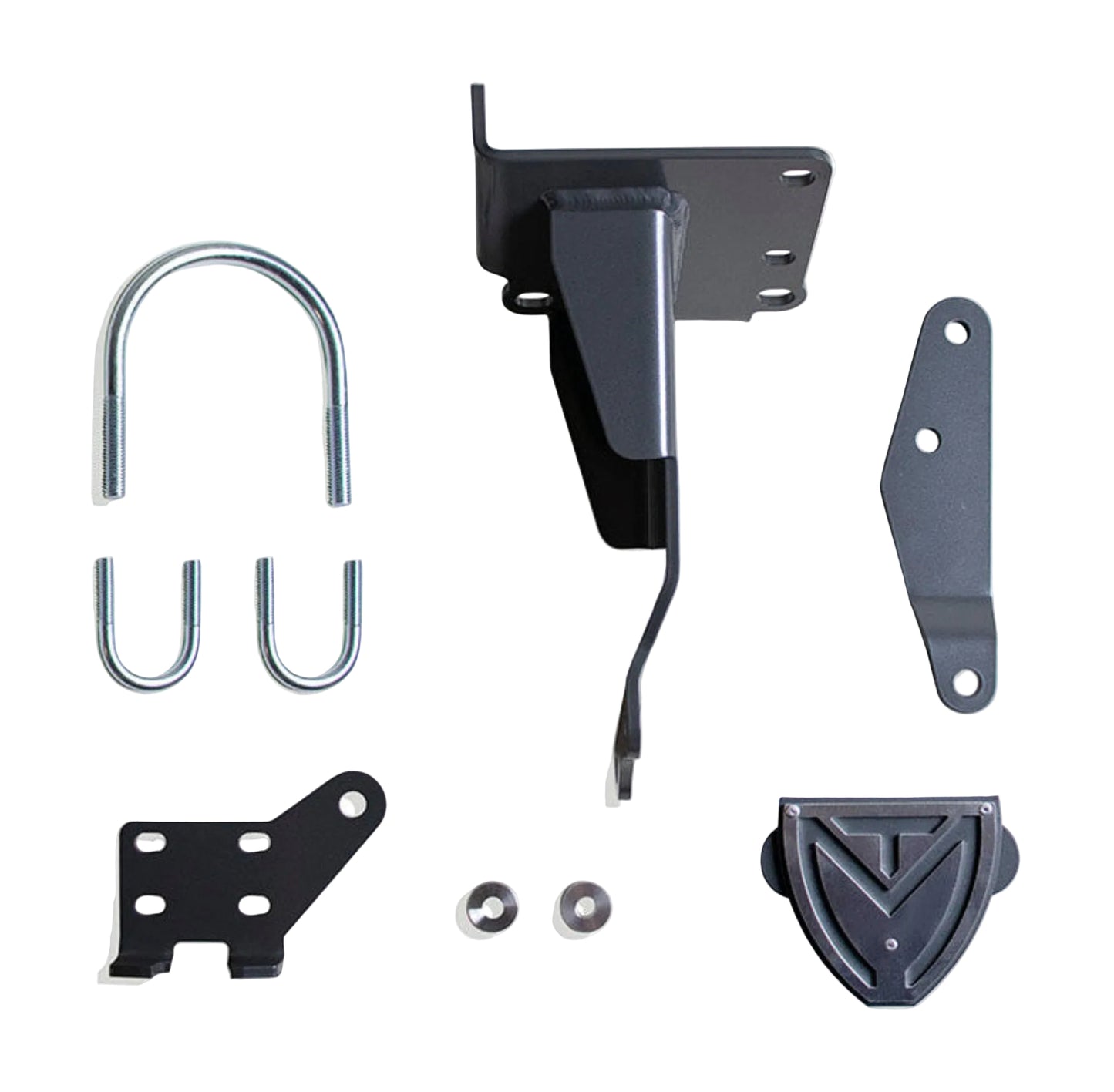 2014-2026 Ram HD 4WD stabilizer bracket kit | MaxTrac dual steering damper mounting brackets | Ram 2500 3500 gas diesel steering stabilizer mounts | MaxTrac 9472DSS bracket-only dual stabilizer kit