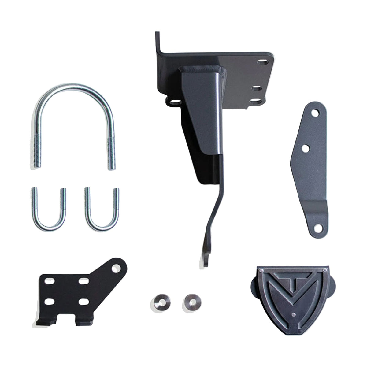 2014-2026 Ram HD 4WD stabilizer bracket kit | MaxTrac dual steering damper mounting brackets | Ram 2500 3500 gas diesel steering stabilizer mounts | MaxTrac 9472DSS bracket-only dual stabilizer kit