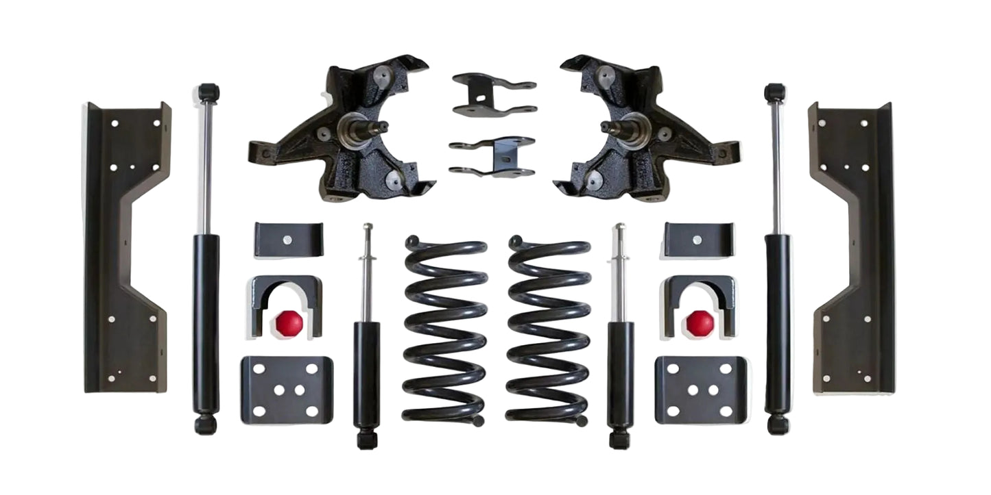 MaxTrac K330546L 4/6 Drop Kit for 1988–1991 Chevy GMC 1500 Standard Cab with 1" Brake Rotors