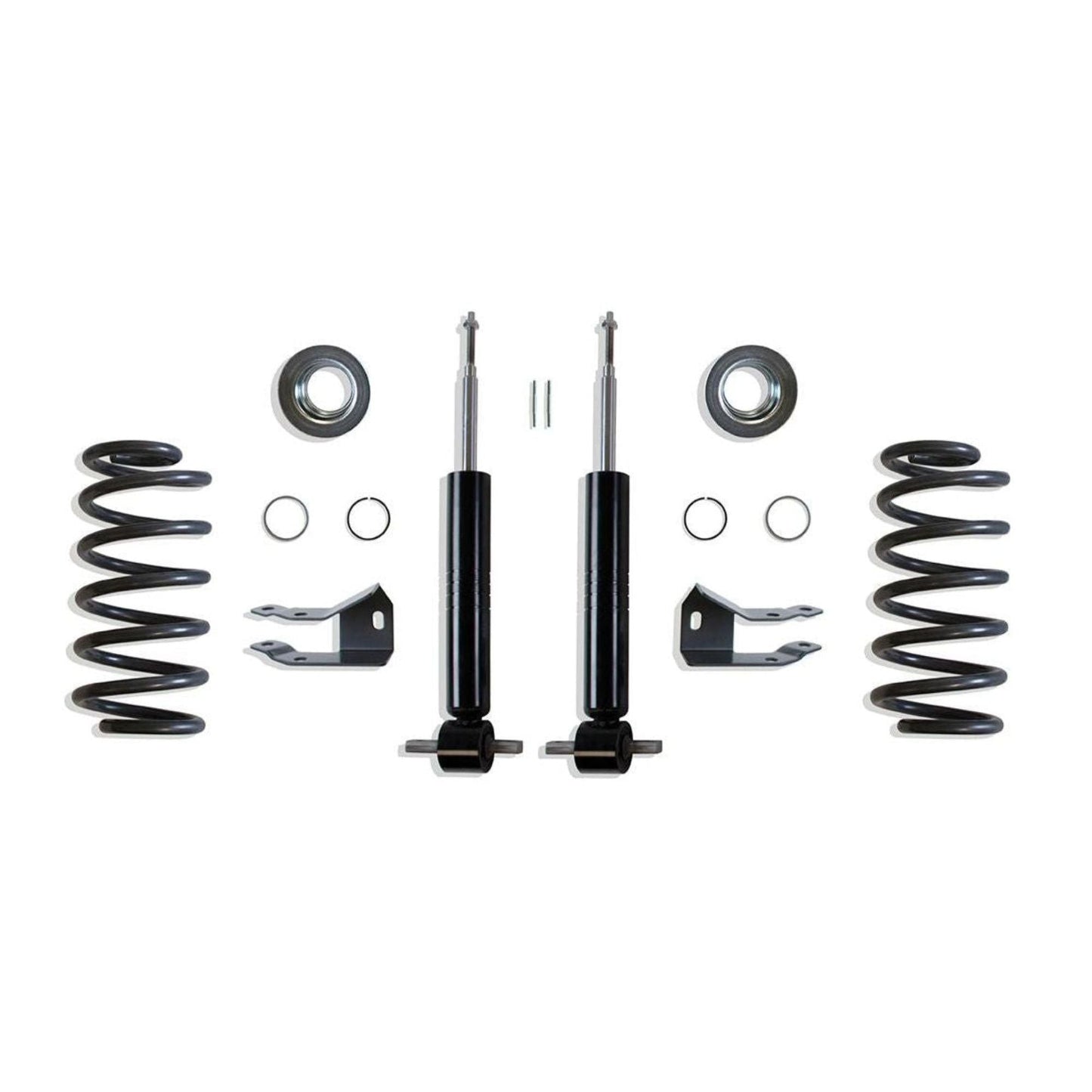 MaxTrac K331224S 2/4 lowering kit with struts, coils, shock extenders, and sensor rods for 2015–2020 Chevy Tahoe, Suburban, and GMC Yukon 1500 2WD/4WD non-Magneride