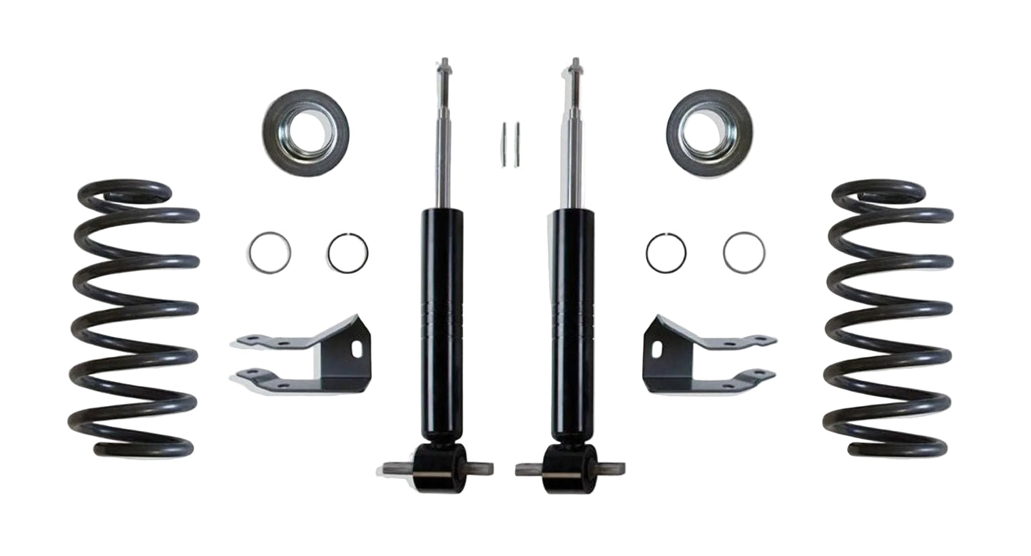 MaxTrac K331224S 2/4 lowering kit with struts, coils, shock extenders, and sensor rods for 2015–2020 Chevy Tahoe, Suburban, and GMC Yukon 1500 2WD/4WD non-Magneride