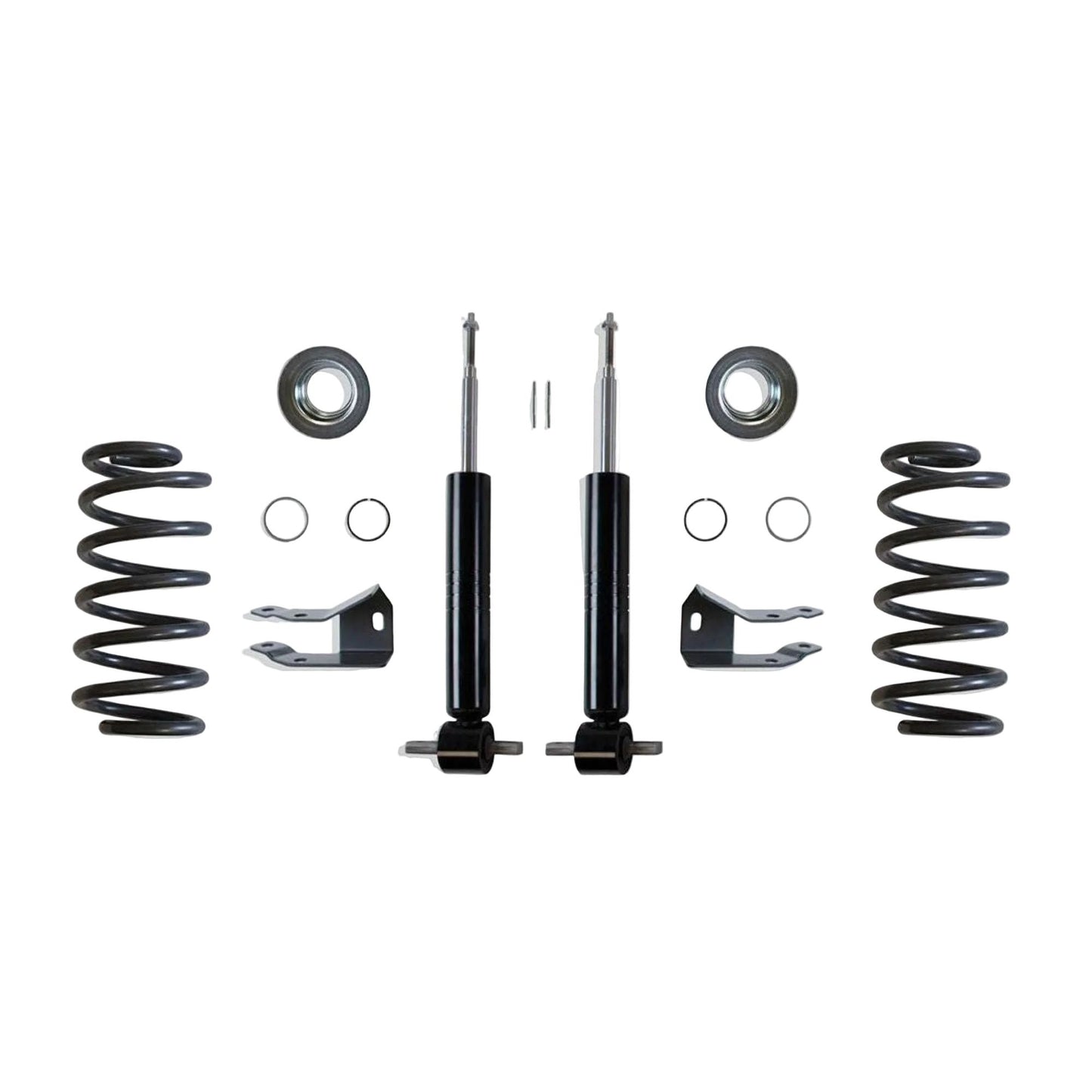 MaxTrac K331224S 2/4 lowering kit with struts, coils, shock extenders, and sensor rods for 2015–2020 Chevy Tahoe, Suburban, and GMC Yukon 1500 2WD/4WD non-Magneride